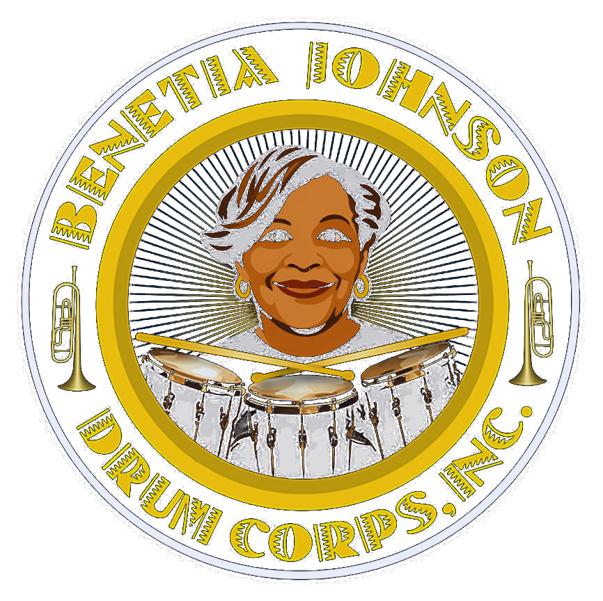 Benetia Johnson Drum Corps — Badge / seal designed by Walter Lynch
