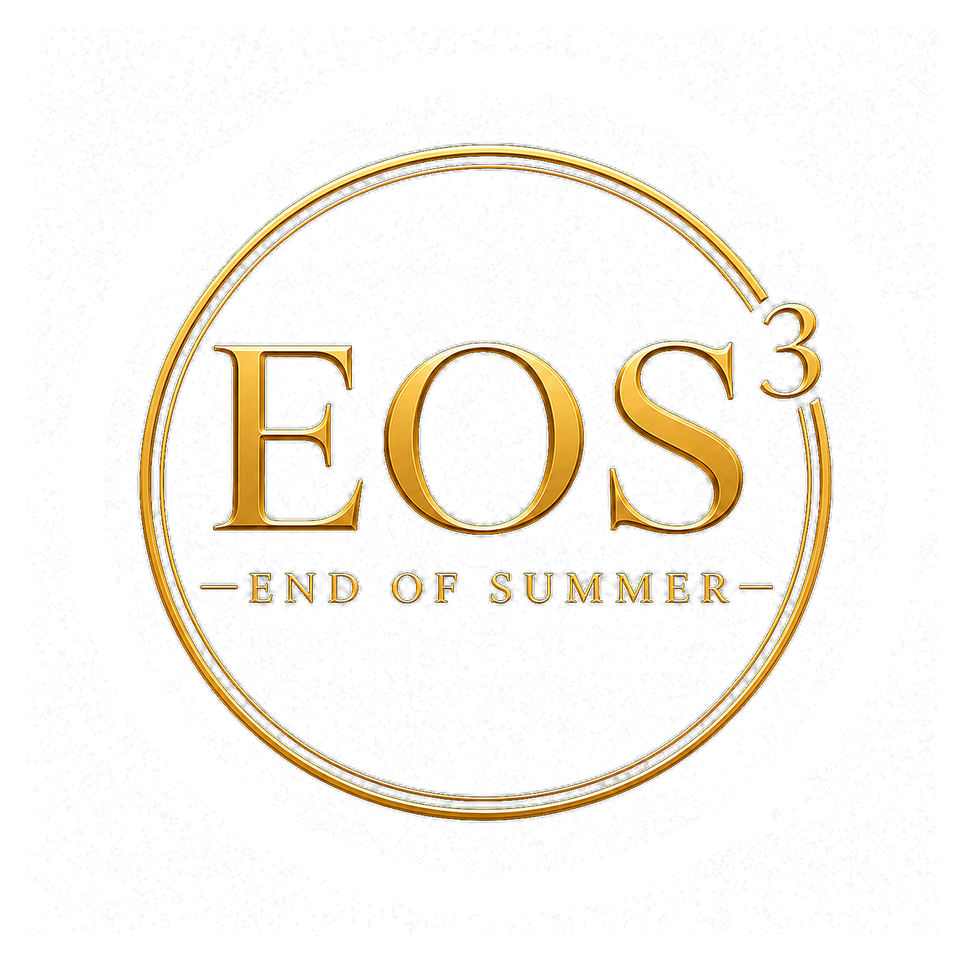EOS³ — End of Summer — Event identity designed by Walter Lynch